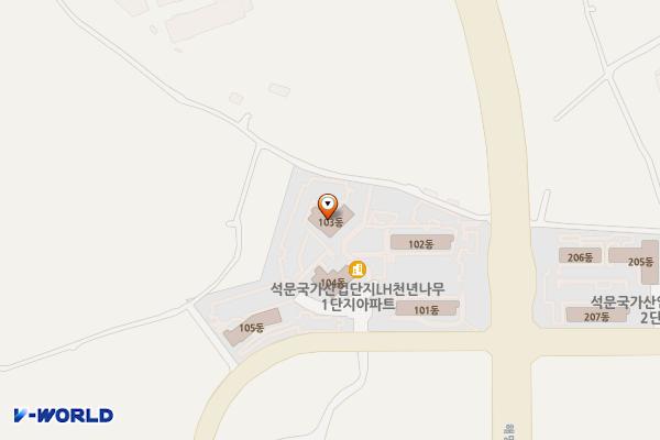 에프에스탄영 천년나무1단지 위치 지도 — 충청남도 당진시 석문면 해명1로 199