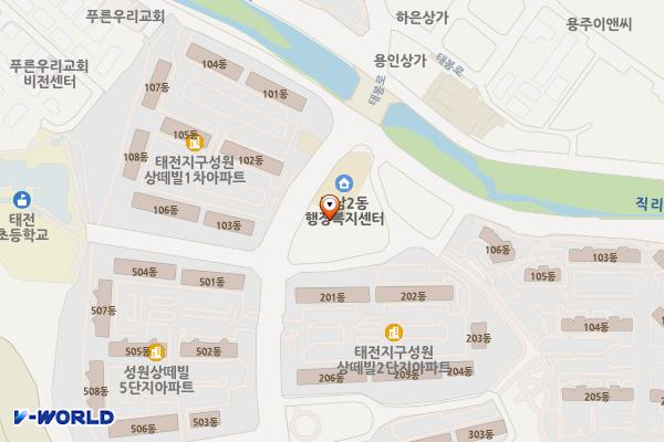 경기광주 성원프라자 위치 지도 — 경기도 광주시 태봉로 51