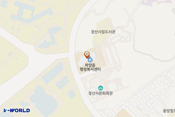 경북경산 하양읍행정복지센터2 위치 지도 — 경상북도 경산시 하양읍 문화로 36