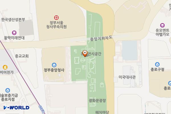 서울종로 세종로공영주차장4 위치 지도 — 서울특별시 종로구 세종대로 지하189