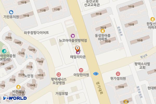 경기평택 상하수도사업소 위치 지도 — 경기도 평택시 경기대로 271