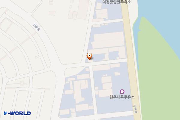 전남광양 SKD하이테크 위치 지도 — 전남광주통합특별시 광양시 옥곡면 신금산단1길 44-1