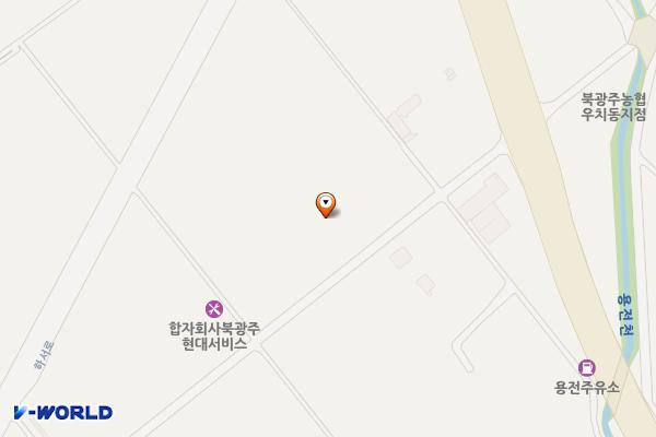 광주북구 은복프라임미트㈜ 위치 지도 — 전남광주통합특별시 북구 하서로672번길 55