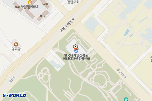 경남양산 한국디자인진흥원 위치 지도 — 경상남도 양산시 물금읍 부산대학로 16