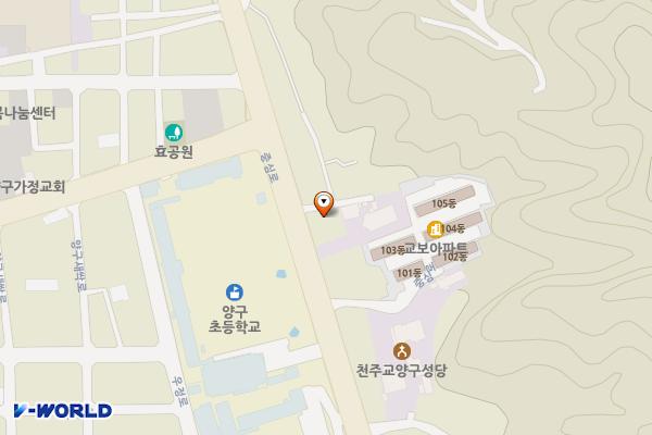 상6리 마6을회관 앞 위치 지도 — 강원특별자치도 양구군 양구읍 상리 192-11