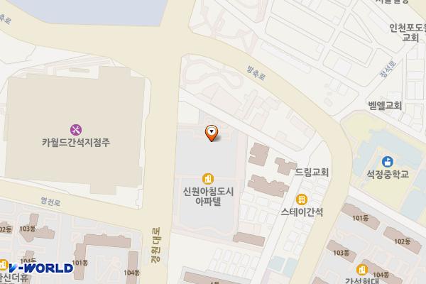 인천남동 신원아침도시에이 위치 지도 — 인천광역시 남동구 경원대로 972