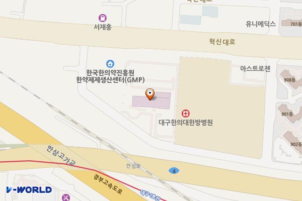 대구동구 경북대학교병원 위치 지도 — 대구광역시 동구 혁신대로78길 25