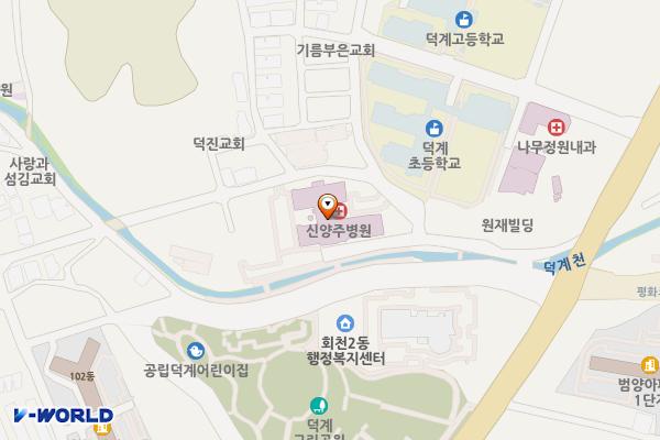 경기양주 웰니스요양병원 위치 지도 — 경기도 양주시 평화로1479번길 45