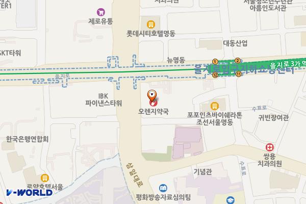서울중구 서대문디오빌 위치 지도 — 서울특별시 서대문구 충정로 59