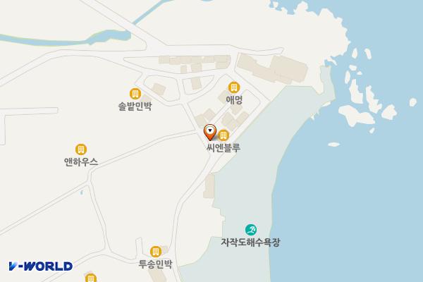 강원고성 자작도해수욕장주차장 위치 지도 — 강원특별자치도 고성군 죽왕면 문암진리 581-2