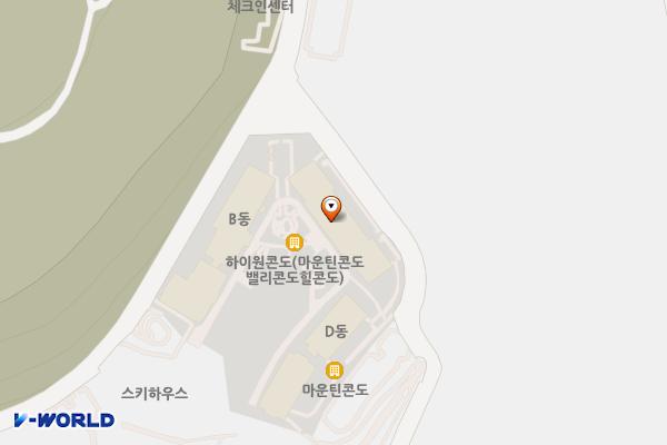 강원랜드 힐콘도 위치 지도 — 강원특별자치도 정선군 고한읍 고한리 산1-239
