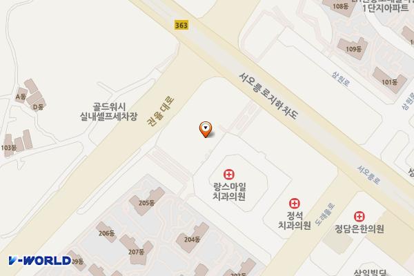 경기고양 힐사이드오피스텔 1 위치 지도 — 경기도 고양시 덕양구 권율대로 508