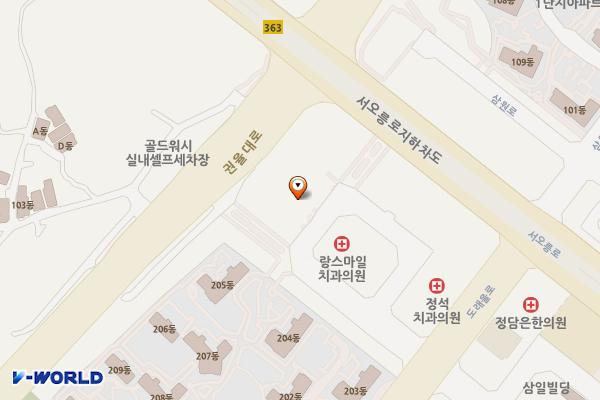 경기고양 힐사이드오피스텔 3 위치 지도 — 경기도 고양시 덕양구 권율대로 508