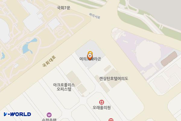 서울영등포 여의도파라곤 1 위치 지도 — 서울특별시 영등포구 국회대로 800 (여의도동)