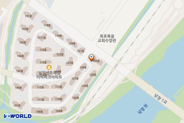 전남무안 남악센트레빌리버파크오피스텔 5 위치 지도 — 전남광주통합특별시 무안군 삼향읍 남악로250번길 60