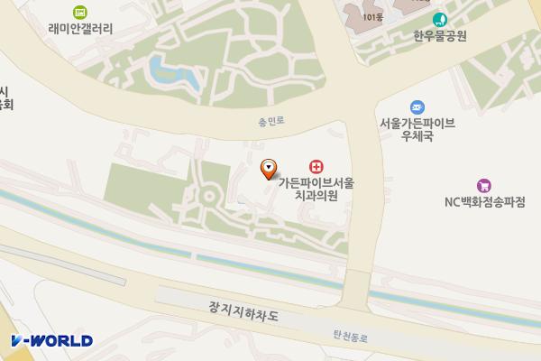 서울송파 가든파이브웍스 1 위치 지도 — 서울특별시 송파구 충민로 52