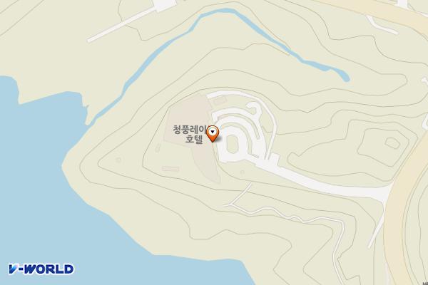 충북제천 청풍레이크호텔 위치 지도 — 충청북도 제천시 청풍면 청풍호로 1798