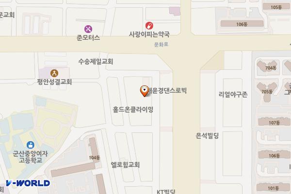전북군산 유한회사 엘제이 위치 지도 — 전북특별자치도 군산시 축동안3길 16 (수송동)