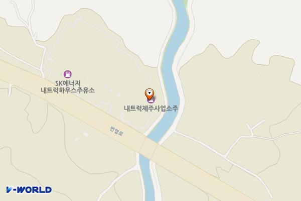 제주제주 내트럭하우스 제주사업소 위치 지도 — 제주특별자치도 제주시 번영로 345