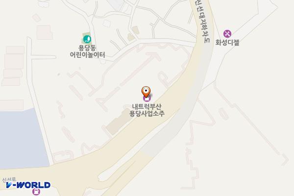 부산남구 내트럭하우스 용당사업소2 위치 지도 — 부산광역시 남구 신선로 261