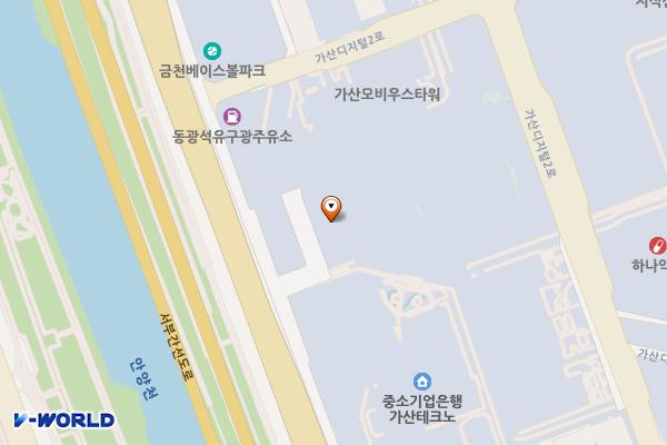 서울금천 대륭테크노타운6차 위치 지도 — 서울특별시 금천구 서부샛길 648