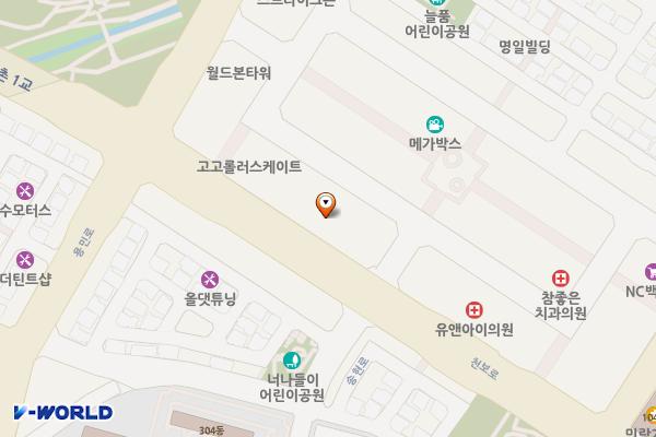 경기의정부 성산타워 위치 지도 — 경기도 의정부시 오목로225번길 140