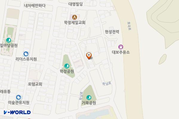 대구북구 오로라 위치 지도 — 대구광역시 북구 주좌길 26-8