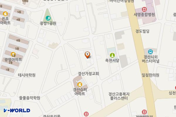 경북경산 태양빌 위치 지도 — 전북특별자치도 익산시 중앙로17길 17-1