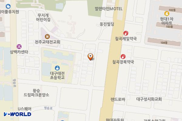 대구북구 만사형통 위치 지도 — 대구광역시 북구 칠곡중앙대로75길 6-15