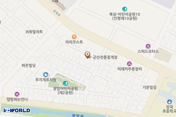 경북칠곡 파이팅 위치 지도 — 경상북도 칠곡군 석적읍 동중리8길 16