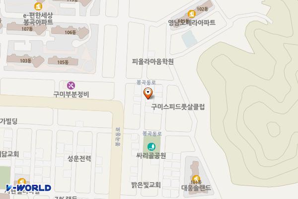 경북구미 로즈몽 위치 지도 — 경상북도 구미시 봉곡남로21길 34