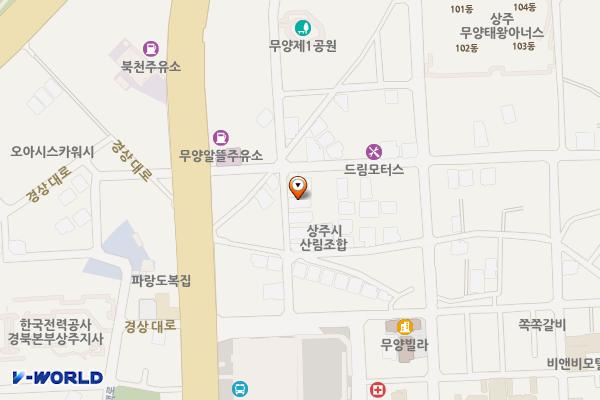 경북상주 해뜰원룸 위치 지도 — 경상북도 상주시 무양안길 13-10