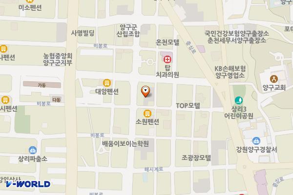 대흥문구 뒤 위치 지도 — 강원특별자치도 양구군 양구읍 상리 227-52