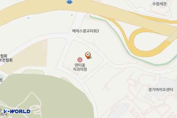 경기수원 덴티움지식산업센터 1 위치 지도 — 경기도 수원시 영통구 창룡대로256번길 76