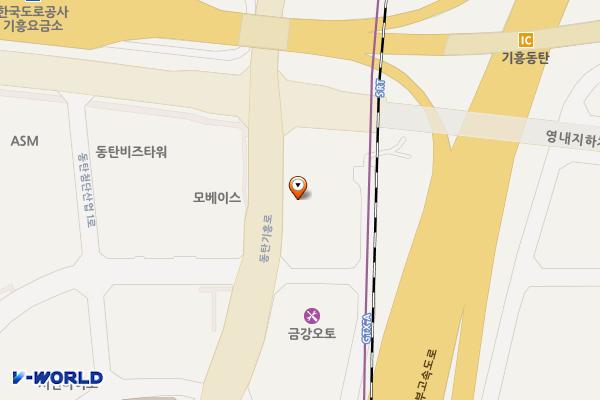 경기화성 동탄더퍼스트타워2차 3 위치 지도 — 경기도 화성시 동탄기흥로 614