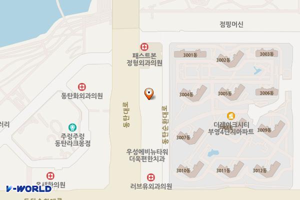 경기화성 동탄에스비타운 위치 지도 — 경기도 화성시 동탄순환대로 127-19