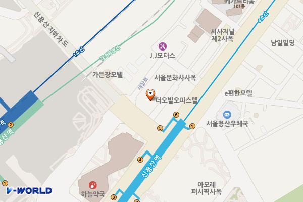 서울용산 토투밸리 1 위치 지도 — 서울특별시 용산구 새창로 217