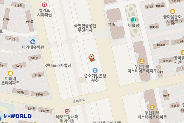 경기부천 미림오피스텔 위치 지도 — 경기도 부천시 원미구 신흥로 169