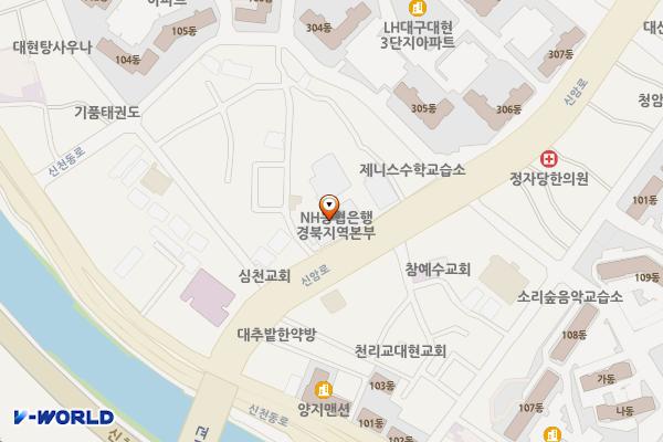대구북구 농협은행 대구영업본부 2 위치 지도 — 대구광역시 북구 신암로 67