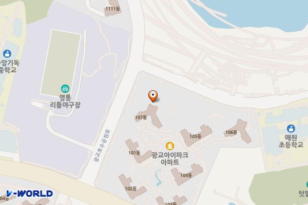 경기수원 광교아이파크오피스텔 위치 지도 — 경기도 수원시 영통구 광교호수공원로 80