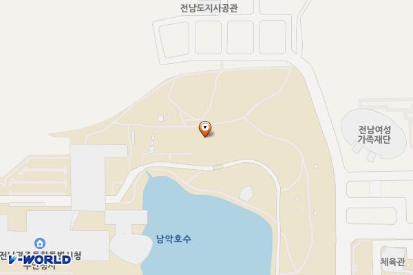 전남무안 전라남도청 3 위치 지도 — 전남광주통합특별시 무안군 삼향읍 오룡길 1