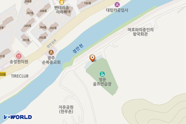 경기광주 명문골프연습장 위치 지도 — 경기도 광주시 초월읍 현산로385번길 65