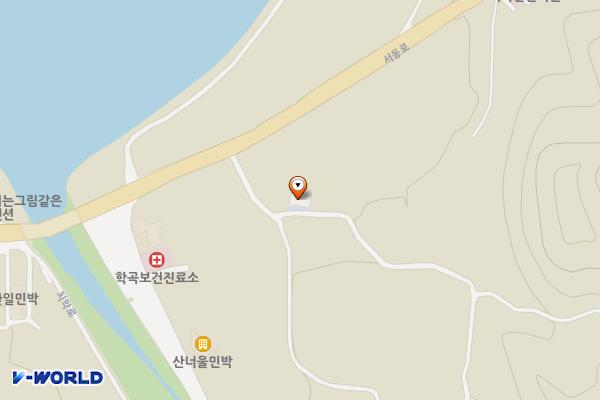 강원원주 학곡감리교회 위치 지도 — 강원특별자치도 원주시 소초면 칠송윗길 9