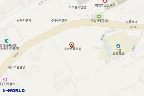 경기평택 평택스마트팩토리 지식산업센터 3 위치 지도 — 경기도 평택시 청북읍 백봉길 3