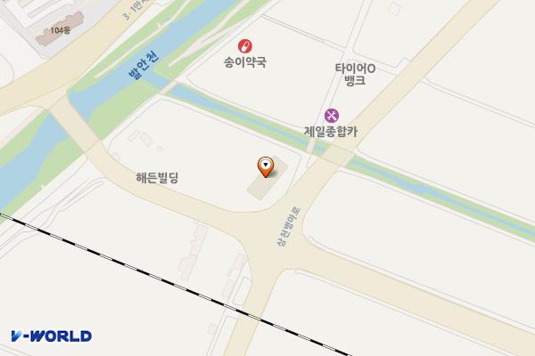 경기화성 삼성디지털프라자 위치 지도 — 경기도 화성시 향남읍 평6길 1