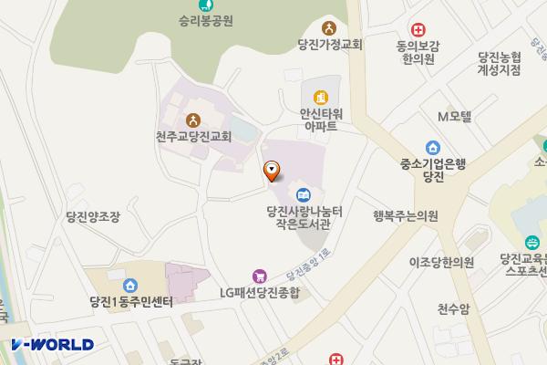 충남당진 당진교회 위치 지도 — 충청남도 당진시 북문길 1-21