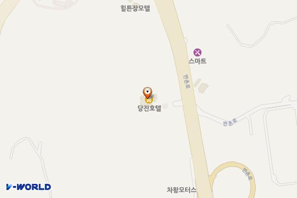 충남당진 하센 당진관광호텔 위치 지도 — 충청남도 당진시 송악읍 반촌로 192