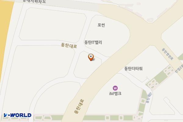 경기화성 비전IT타워 위치 지도 — 경기도 화성시 동탄대로 677-5 (영천동)