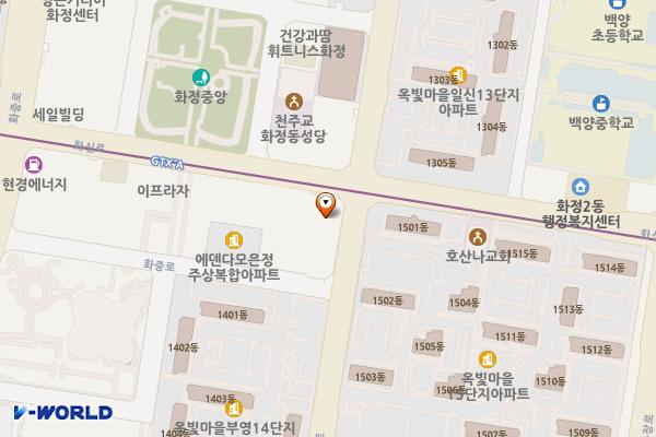 경기고양 네이버타운 위치 지도 — 경기도 고양시 덕양구 백양로 51 (화정동)