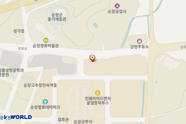 전북순창 장류산업사업소1007번지 위치 지도 — 전북특별자치도 순창군 순창읍 백산리 1007
